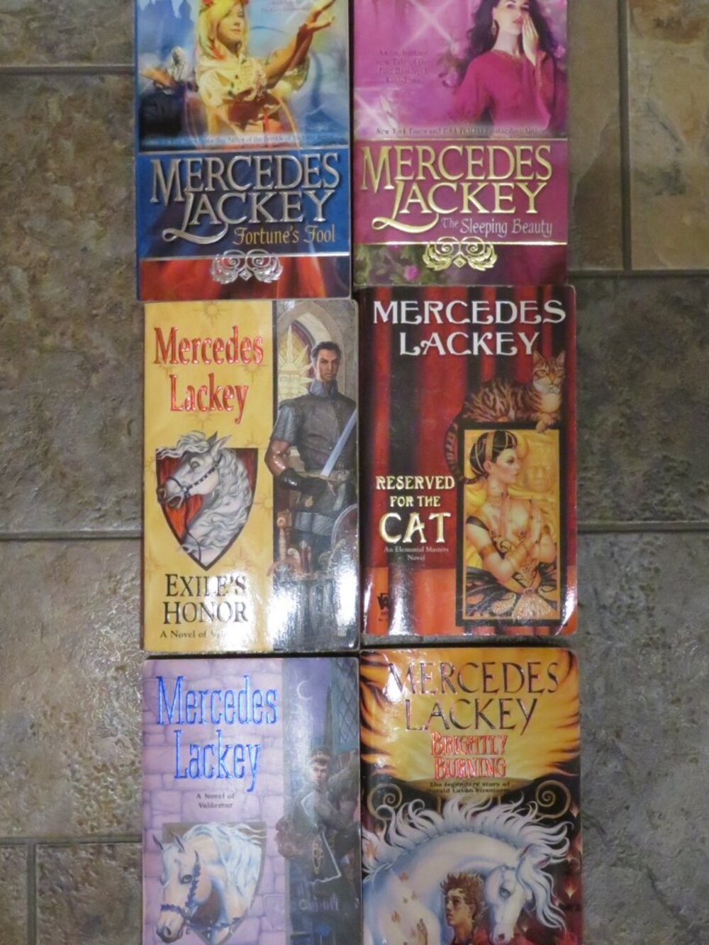 Set of 6 Mercedes Lackey Paperbacks (K820)